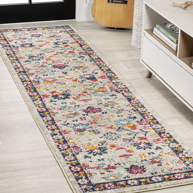 Alfombra Modern Persian Boho Floral Area Rug