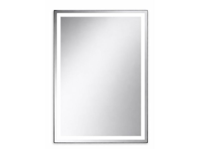 32x24 Inch LED Bathroom Mirror with Anti-Fog and Dimmable Lighting image number 0