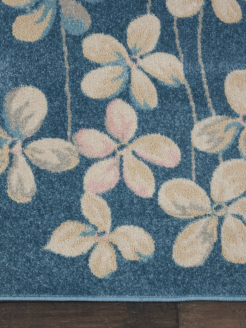 Tranquil TRA04 Turquoise 8'10" x 11'10" Rug