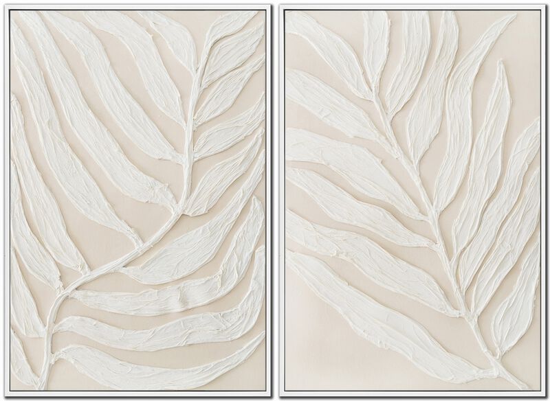 Ivory Leaf (Set of 2) image number 0
