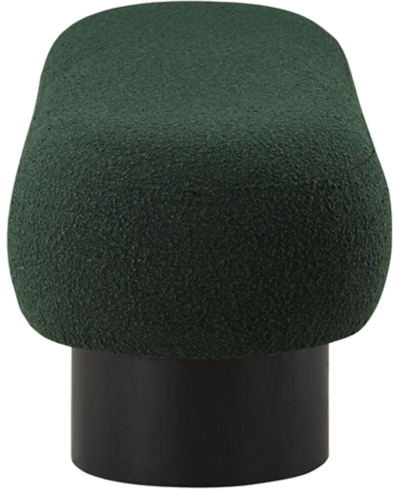 Meridian Furniture Robertson Green Boucle Fabric Bench