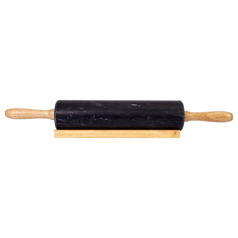 Saboga Home&trade; Marble Rolling Pin with Wooden Handles image number 4