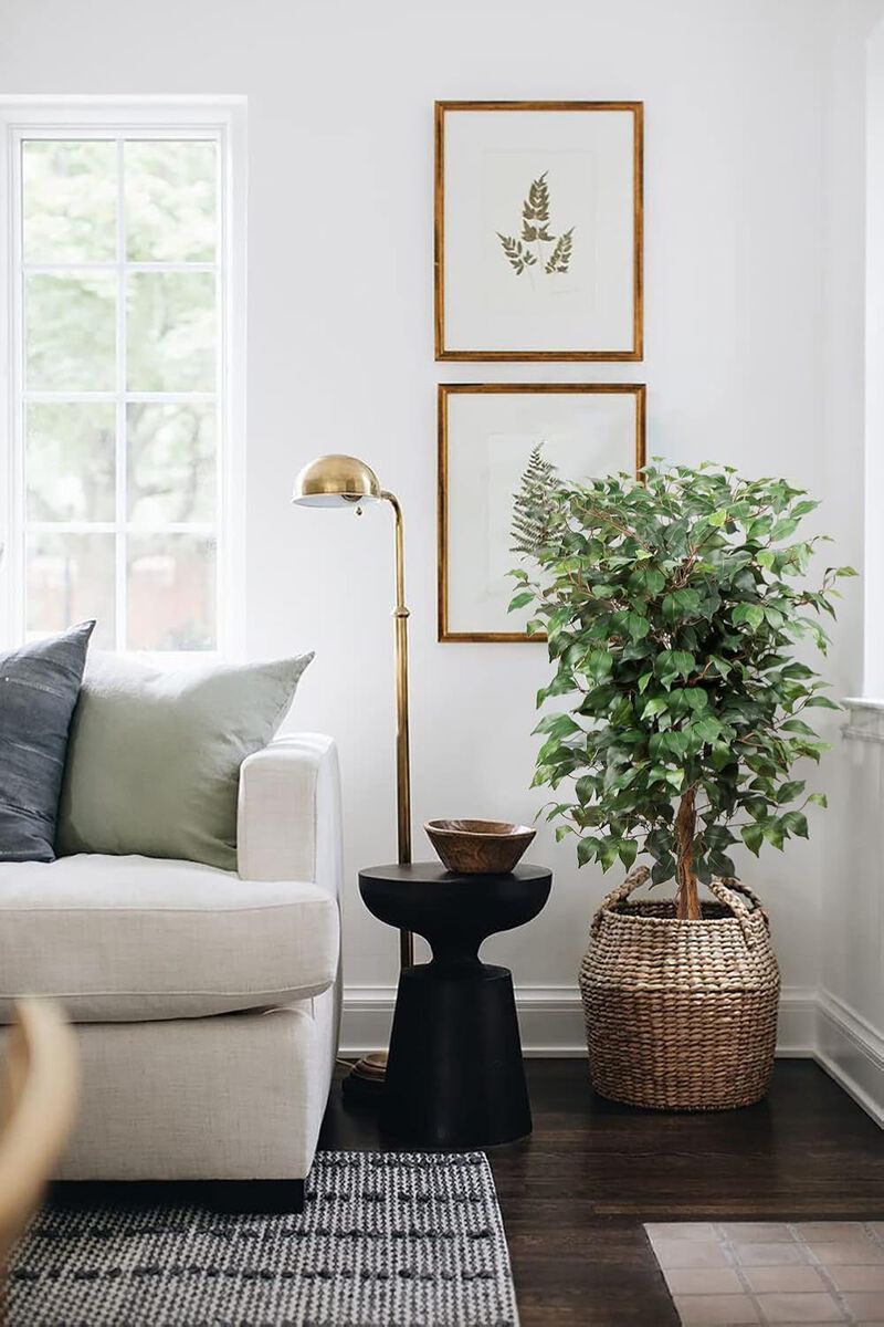 Hivvago 4 Feet Ficus Silk Tree