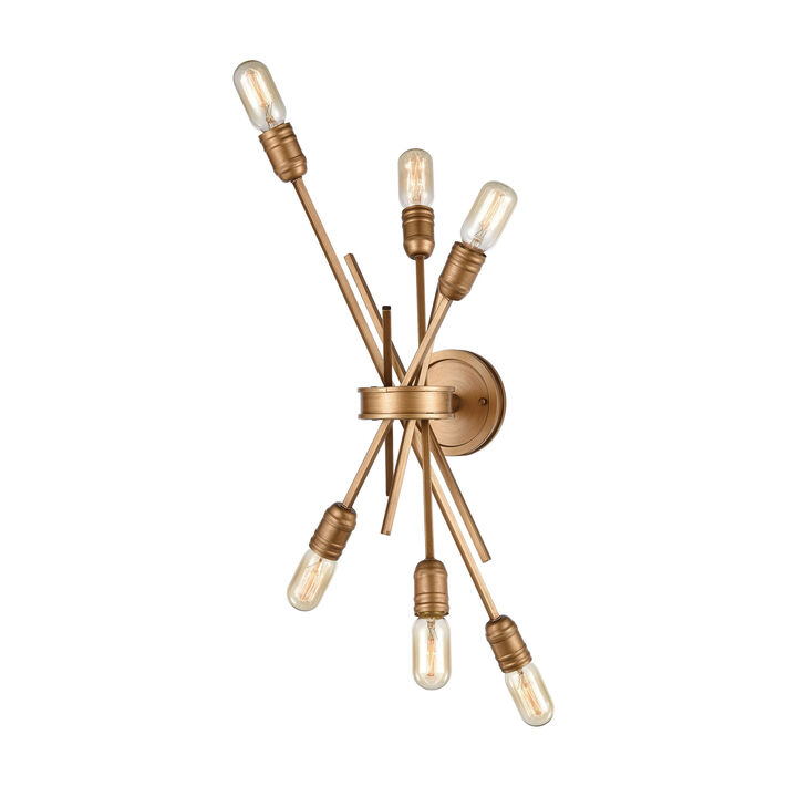 Xenia 28" High 6 Light Sconce in Gold