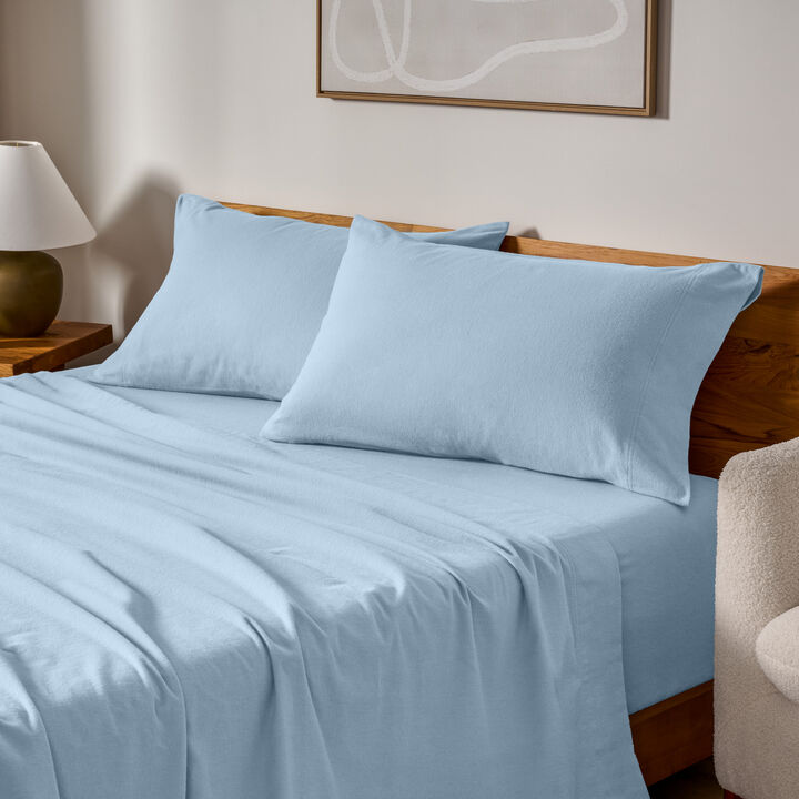 Soft & Cozy 100% Cotton Flannel Pillowcase Set