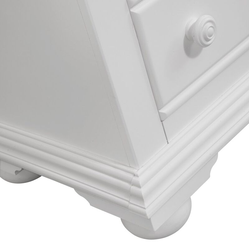 American Woodcrafters Cottage Traditions High Dresser - White Cottage