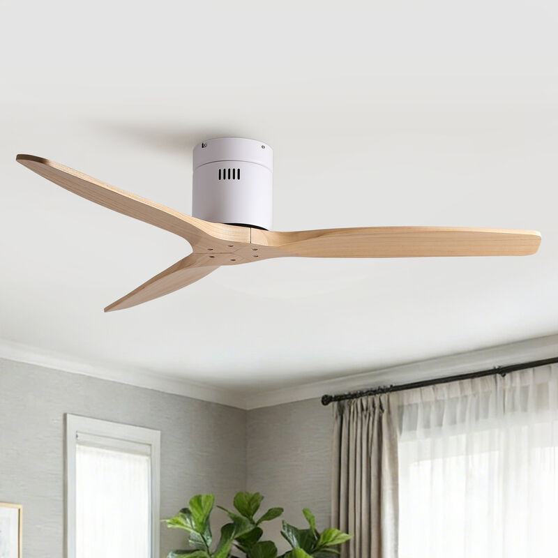 ELEMENT ACE 52 Inch Low Profile Flush Mount Ceiling Fan with Reversible Motor, Quiet Energy Efficient Operation for Low Ceiling Indoor Dry Location Use image number 4