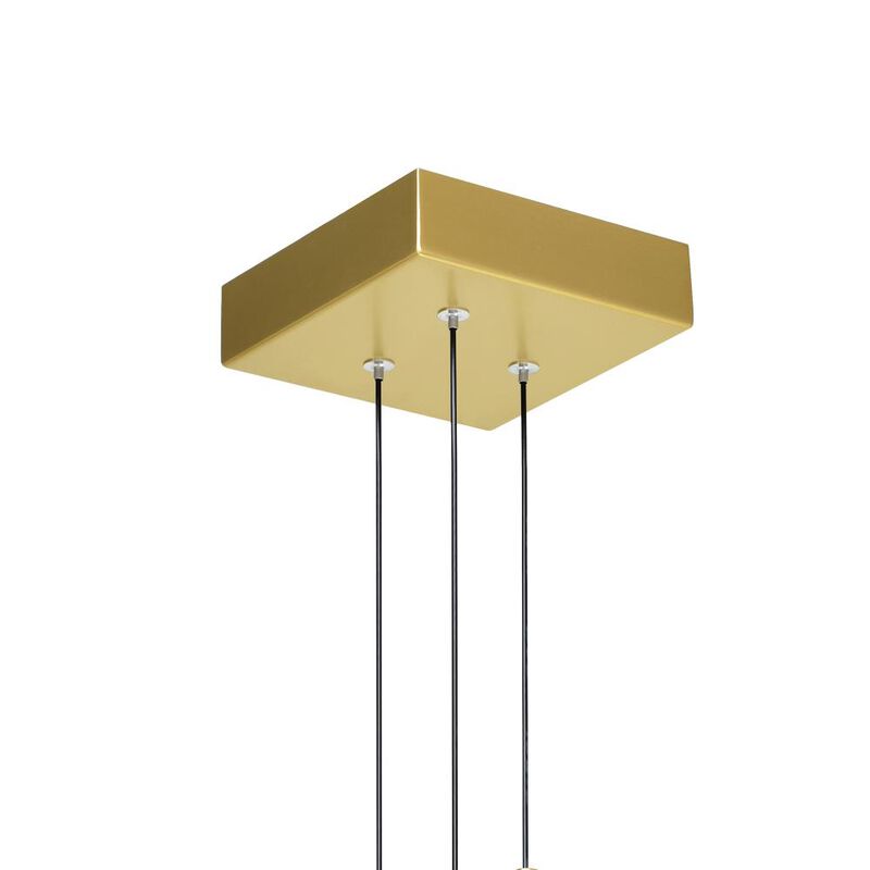 Stagger Integrated LED Brass Mini Pendant