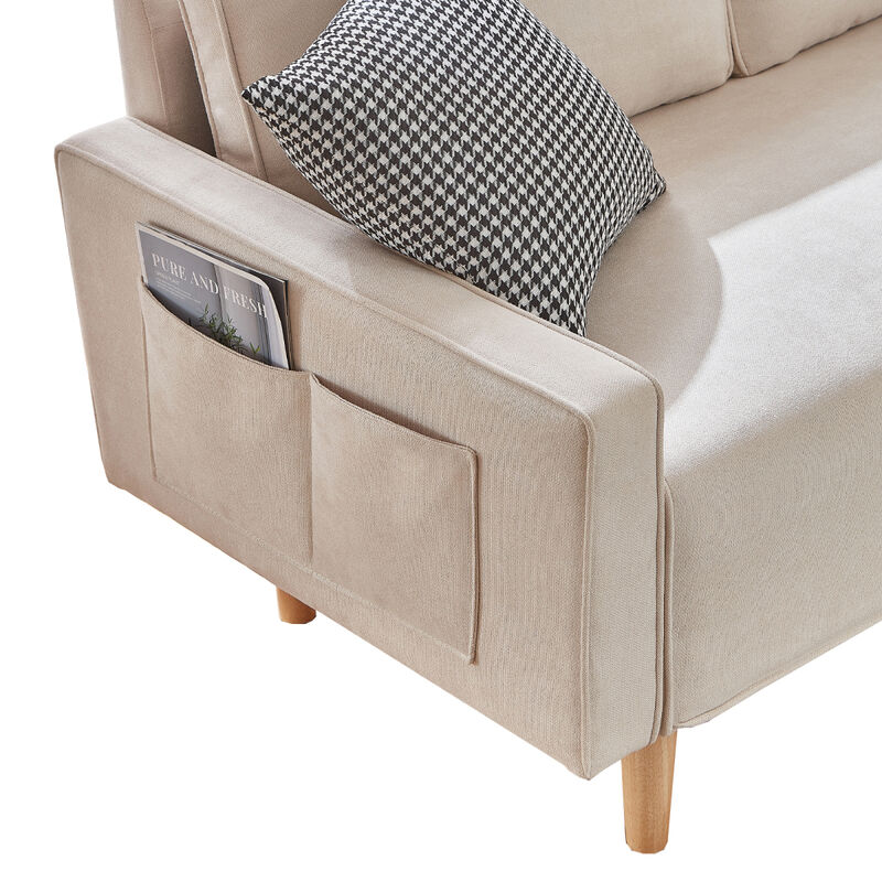 Elegant Linen Sofa, Modern Sofa- Enhance Your Living Space with Timeless Sophistication