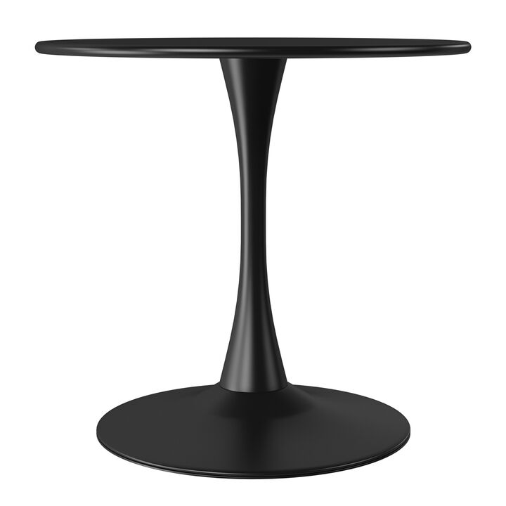 WestinTrends 31.5" Round Outdoor Indoor Metal Cocktail Dining Table