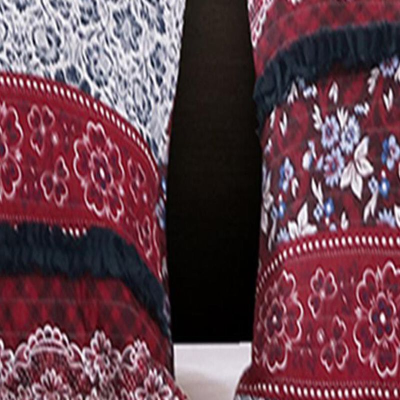Barefoot Bungalow Monroe Reversible Perfect Pillow Sham - King 20x36", Multicolor