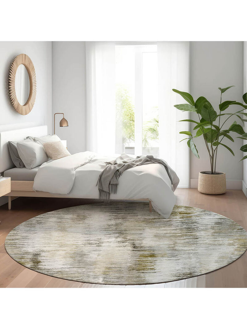 Kochi KC1 Mocha 8' Round Rug