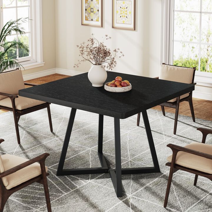 Tribesigns Square Dining Table, Wood Kitchen Table