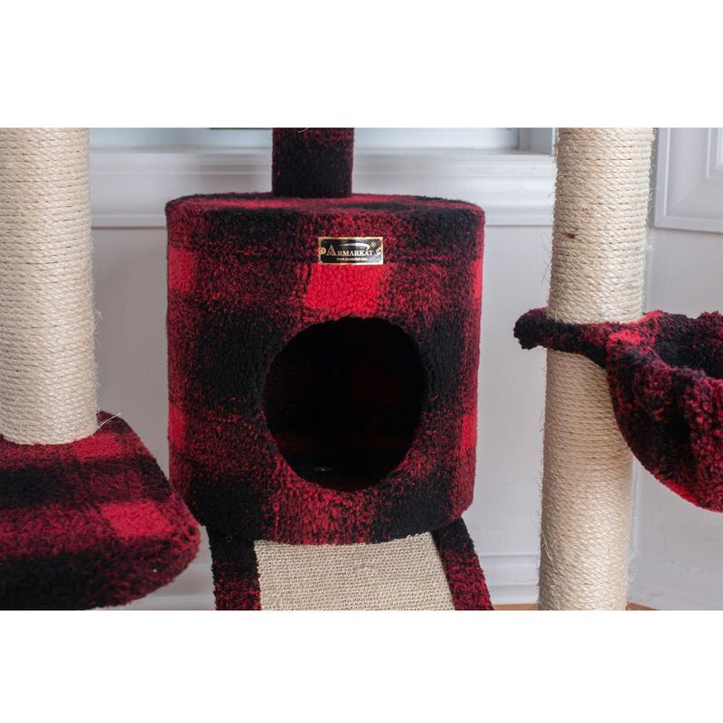Armarkat Classic Real Wood Cat Tree Four Levels