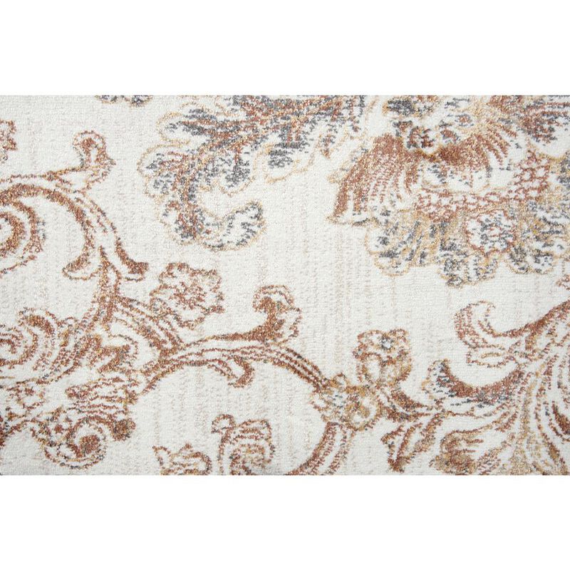 Lavish Neutral 2'7"x8' Power-Loomed Rug