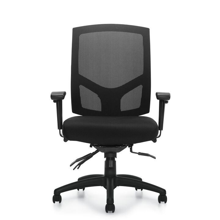 Black Mesh Back Chair
