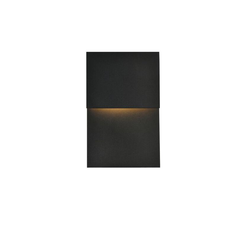 Living District Raine Integrated LED wall sconce  in black