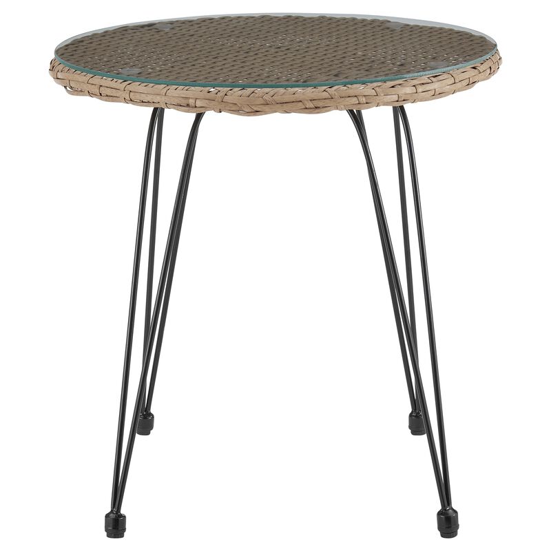 Antibes Gray 3-Piece Patio Set