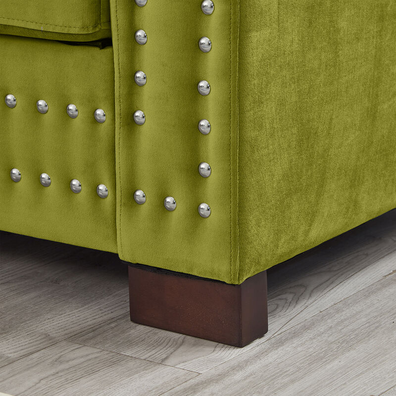 Modern Design Living Room Sofa Square armrest image number 6