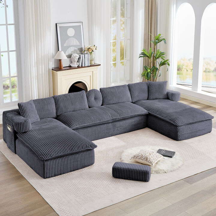 Britan 149" Oversized Sectional Couches U Shaped Couch