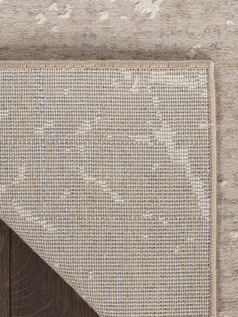 Exhale EXL02 Mocha/Ivory 5'3" x 7'3" Rug