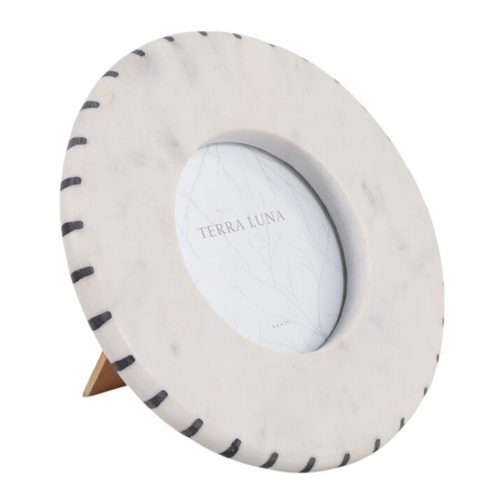 4x4" Round Marble Frame