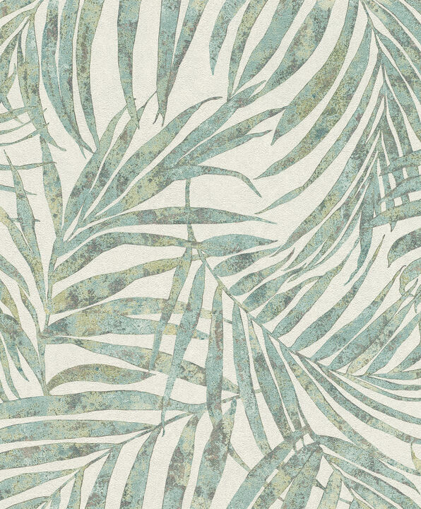Anzu Green Frond Wallpaper