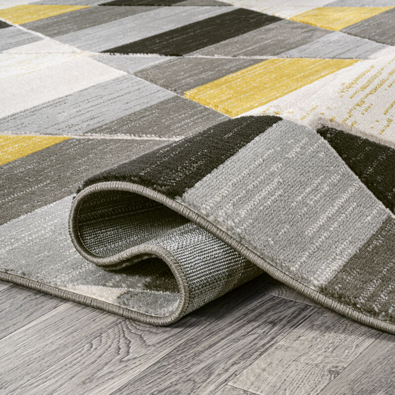 Kehoe Retro Diamonds Geometric Area Rug