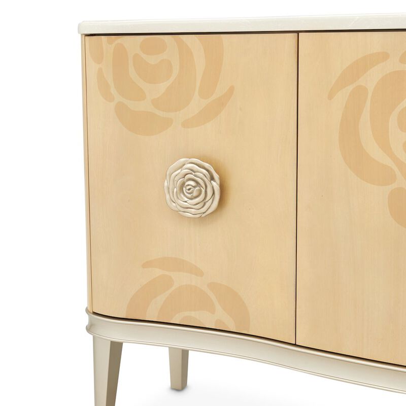 Michael Amini Camellia Field Sideboard - Caramel image number 5