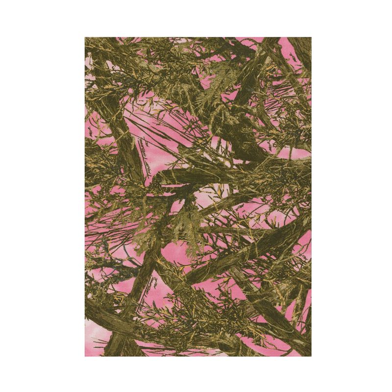 Pink And Green Forest Camouflage Pattern Area Rug 61 X 82 Inches image number 0