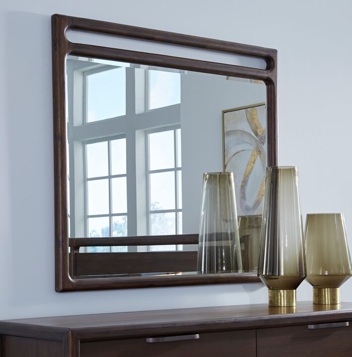 Sol Brown Spice Mirror