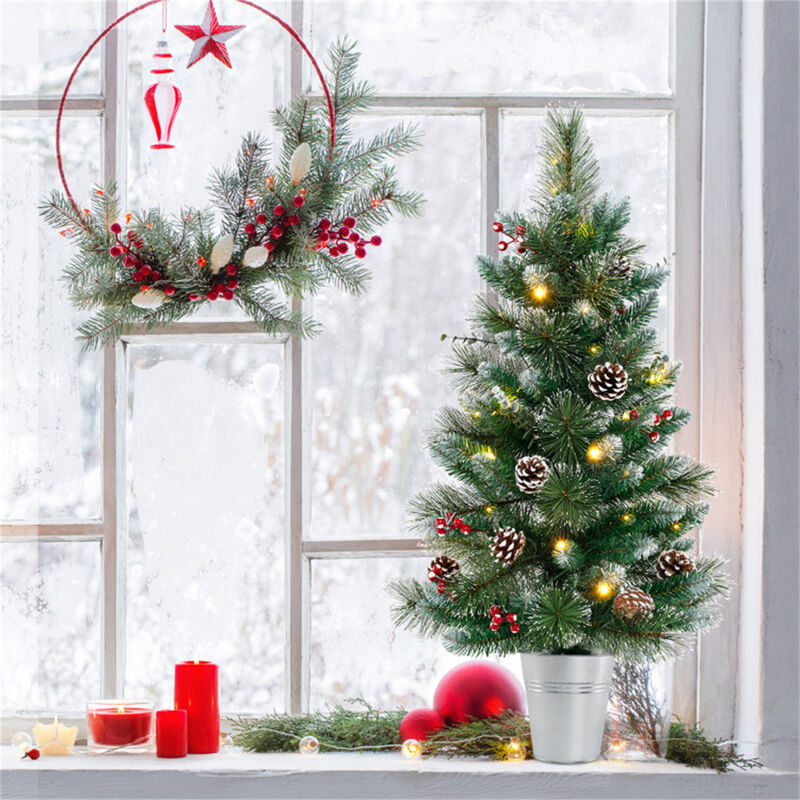 Battery-Operated Tabletop Holiday Decoration Festive & Portable Christmas Accent Piece image number 5