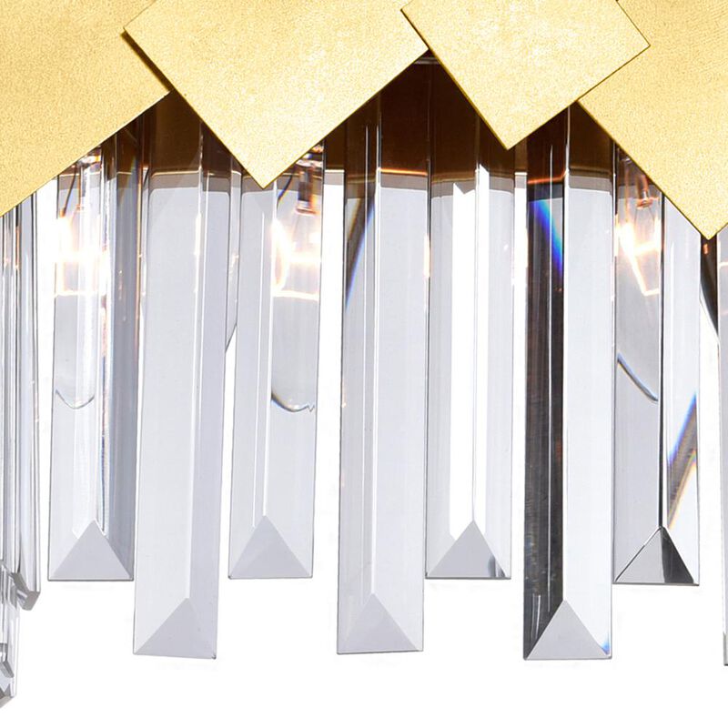 CWI Lighting Panache 3 Light Vanity Light With Medallion Gold Finish