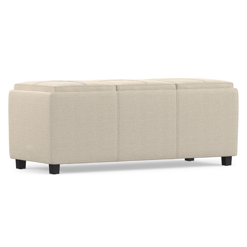 Simpli Home Avalon Storage Ottoman image number 7