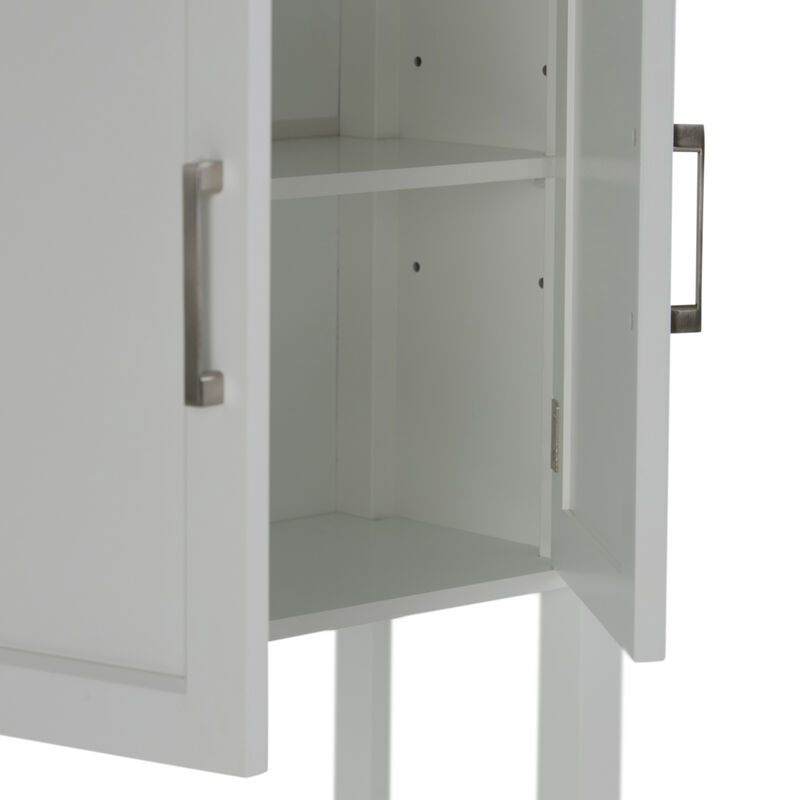 Simpli Home Avington 27W Storage Cabinet with 2 Doors and Open Shelf image number 5