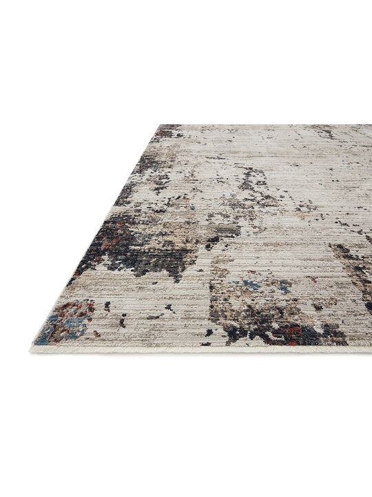Leigh LEI05 Ivory/Charcoal 4' x 5'5" Rug