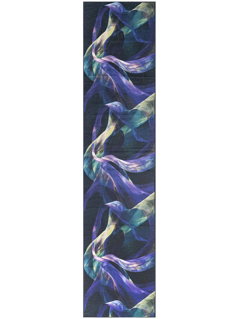 Nourison Washables NWB16 Turquoise/Multicolor 2'2" x 10' Rug