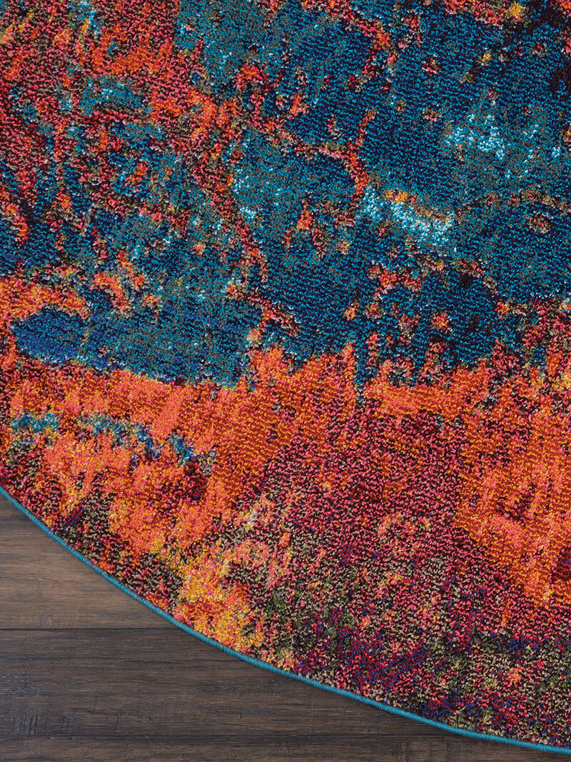 Celestial CES08 Atlantic 5'3" x Round Rug