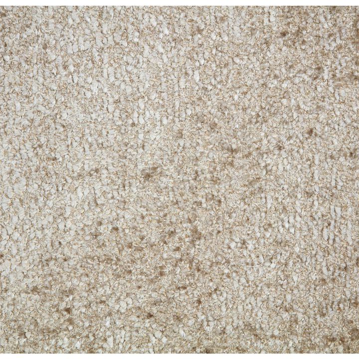 Emilia Lounge Chair in Beige Boucle Fabric