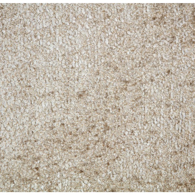 Emilia Lounge Chair in Beige Boucle Fabric