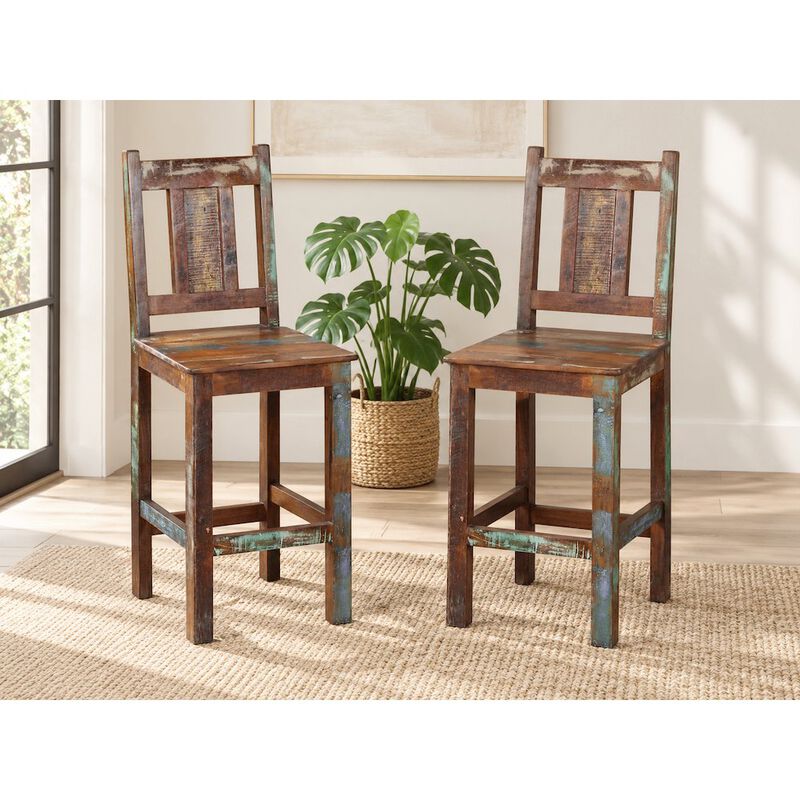 Alex Hamilton Trinidad Bar Height Chair Set of 2 image number 1