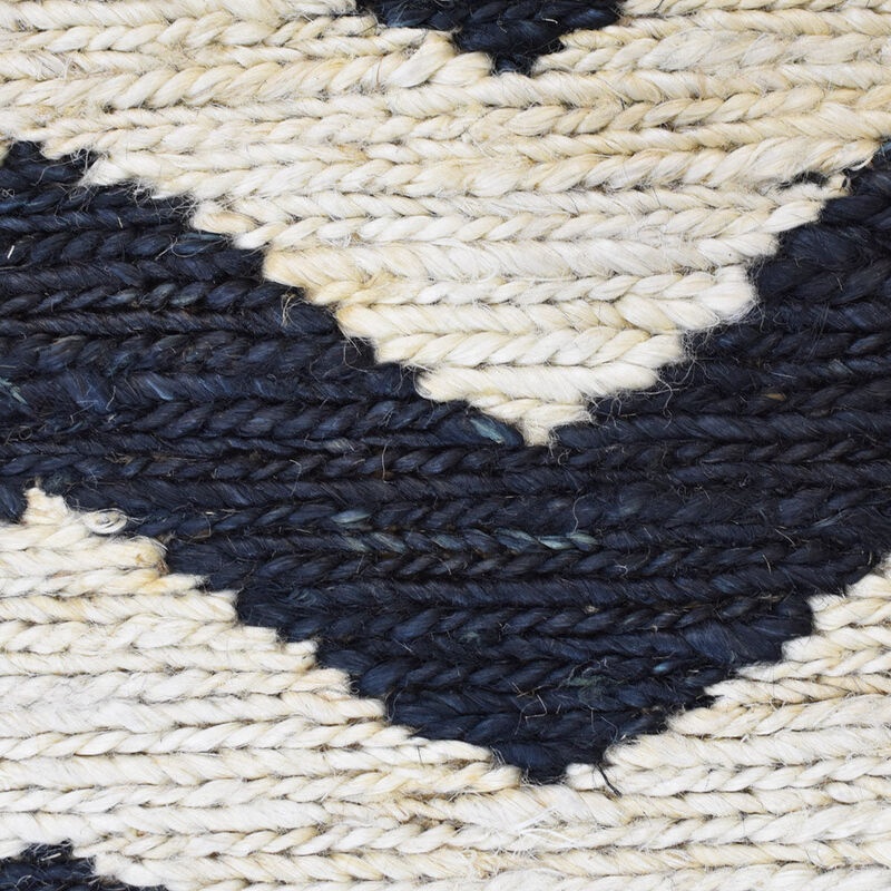 HAND KNOTTED SUMAK JUTE ECO-FRIENDLY Contemporary AREA RUGS  - Rectangle Shape, Contemporary, High Pile, Natural Fiber, Outdoor Indoor Handmade Area Rugs (J00014) image number 3