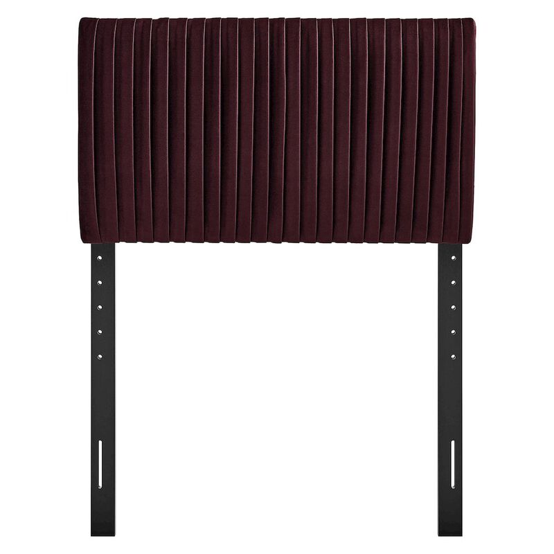 Eloise Stain-Resistant Performance Velvet Twin Headboard image number 3