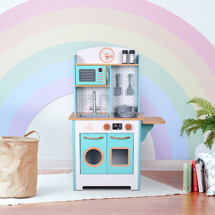 Little Chef Santos Retro Kitchen Playset, Aqua/White