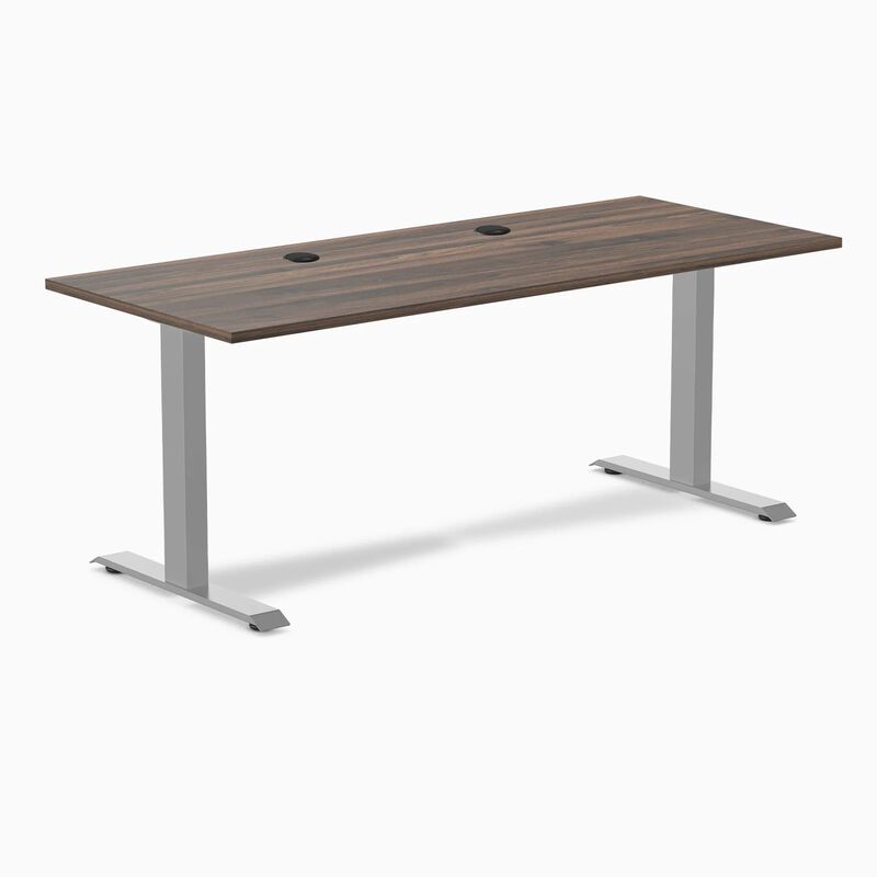 Desky Zero Scalloped Laminate Office Desk image number 0