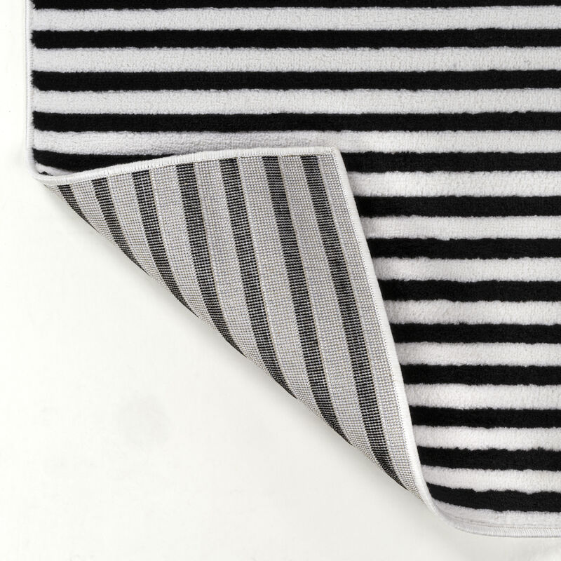 Aarhus Minimalist Scandi Striped Area Rug