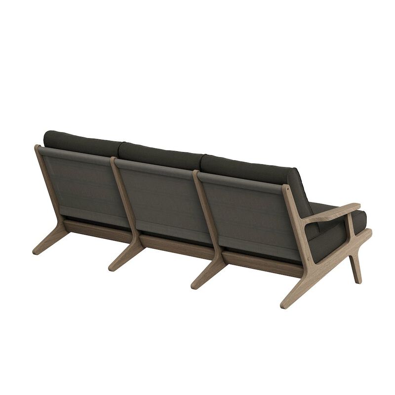 Saratoga Outdoor Patio Teak Sofa image number 4