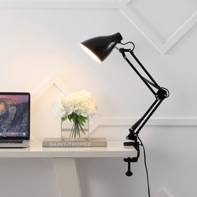 Odile Classic Industrial Adjustable Articulated Clamp On LED Task Lamp
