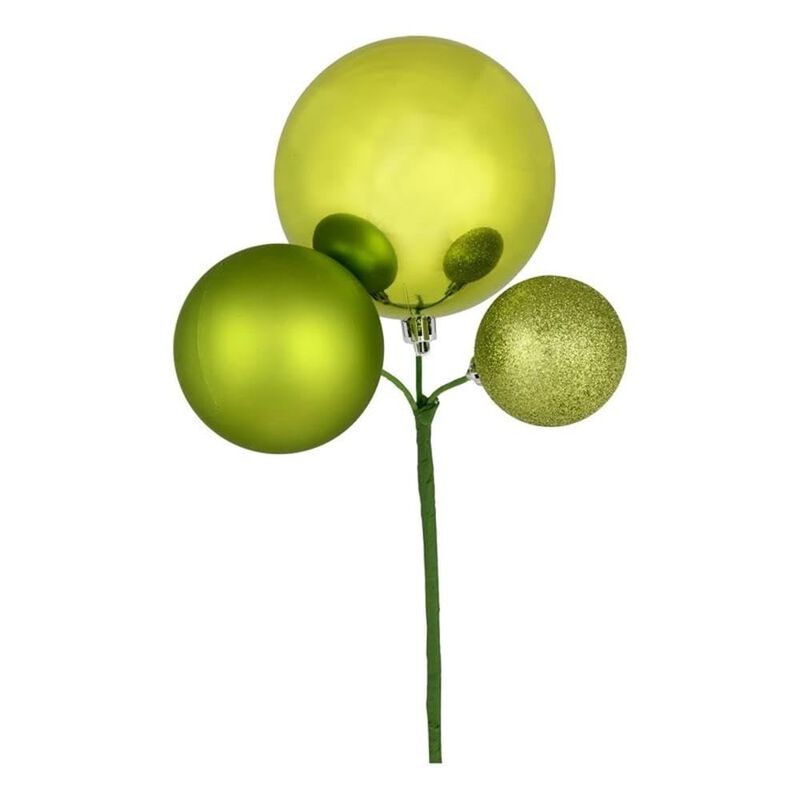 18" Lime Ornament Pick 3/Bg image number 0