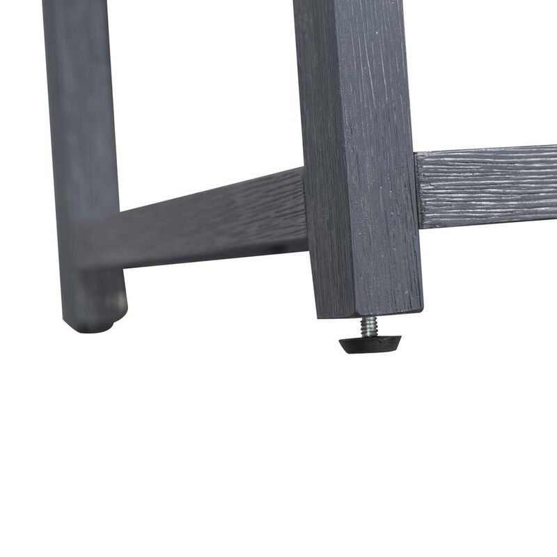 Liberty Furniture East End 1 Shelf Accent Table in Wirebrushed Denim image number 6